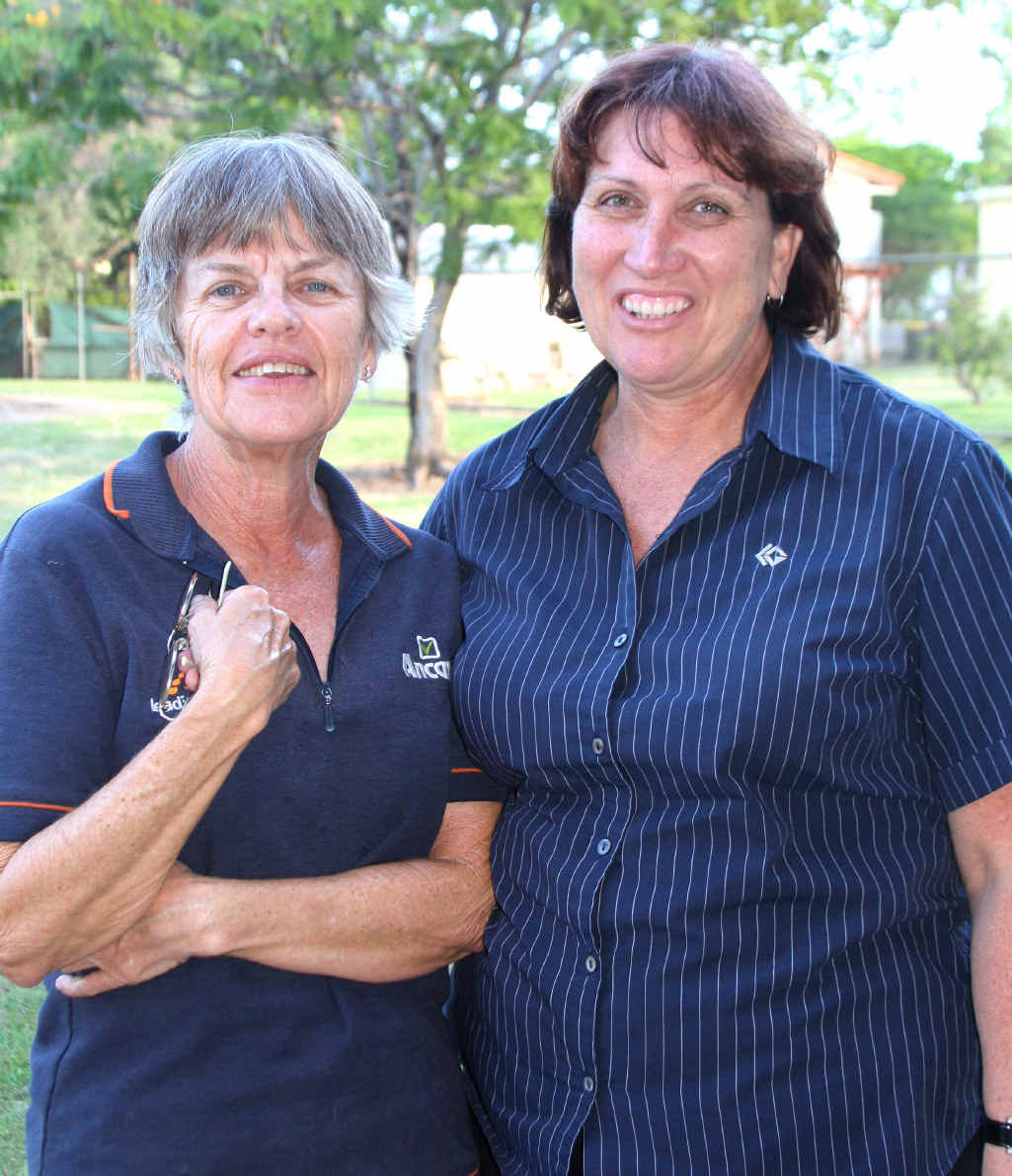 IN THE SWIM: Springsure’s Mary Ranclaud and Debby Johnston are training for the RFDS Mercantile Relay and Swimathon. IN THE SWIM: Springsure’s Mary Ranclaud and Debby Johnston are training for the RFDS Mercantile Relay and Swimathon.